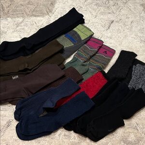 Assorted Colorful Socks Collection